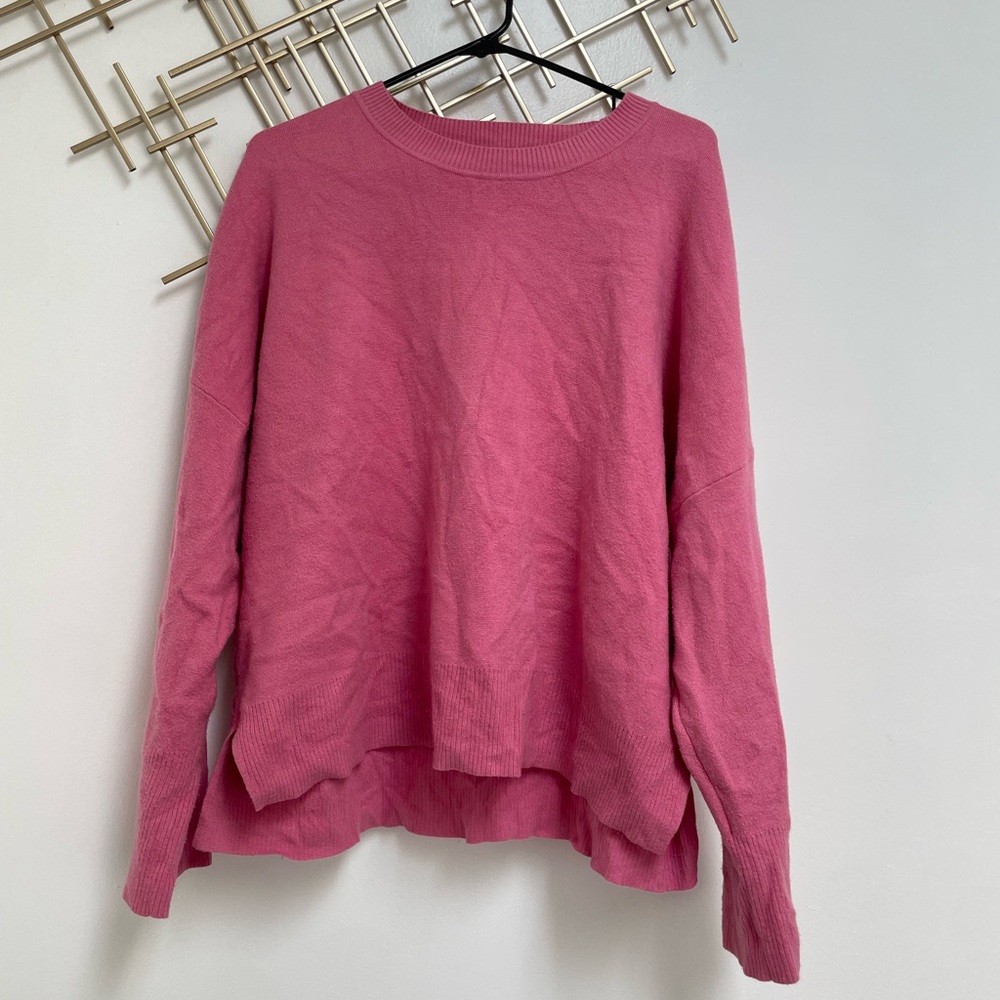abercrombie pink sweater